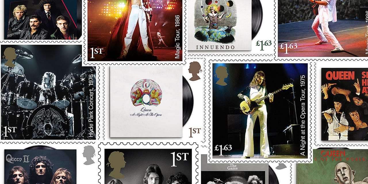 Queen Commemorated With 13 New Postage Stamps