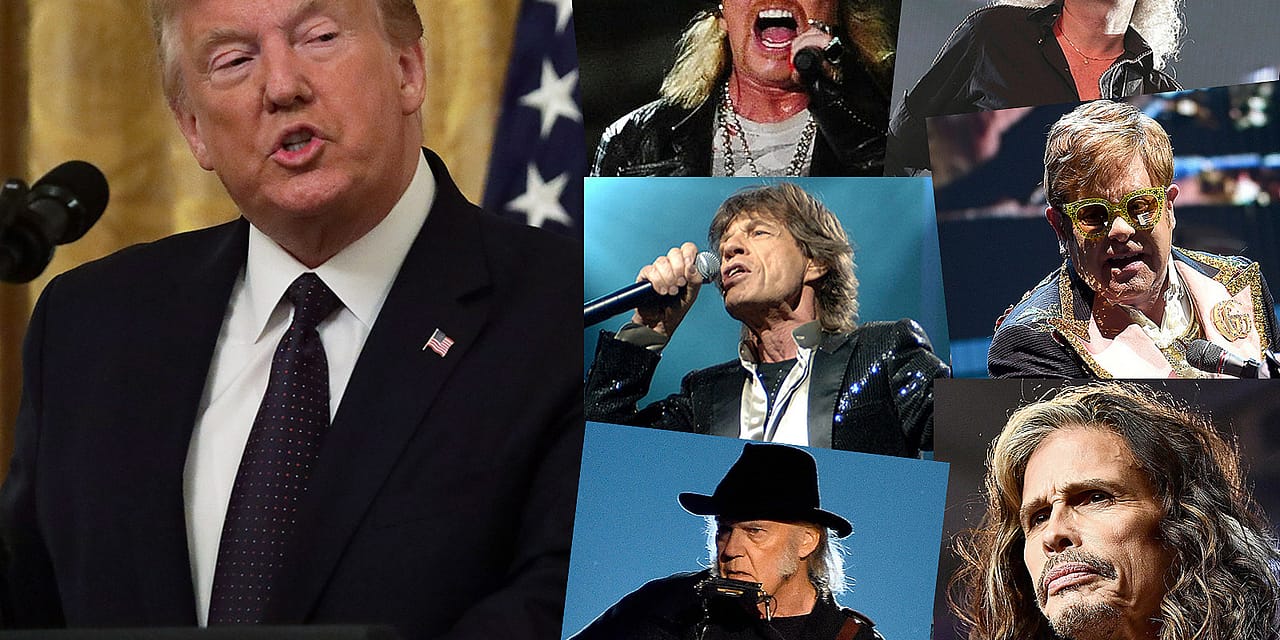Rockers Who Told President Trump to Stop Using Their Songs