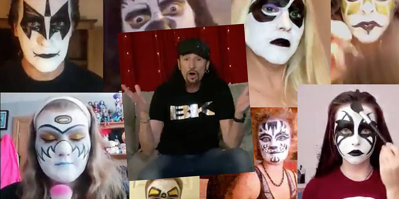 Watch Bruce Kulick Select His Own Kiss Makeup Design