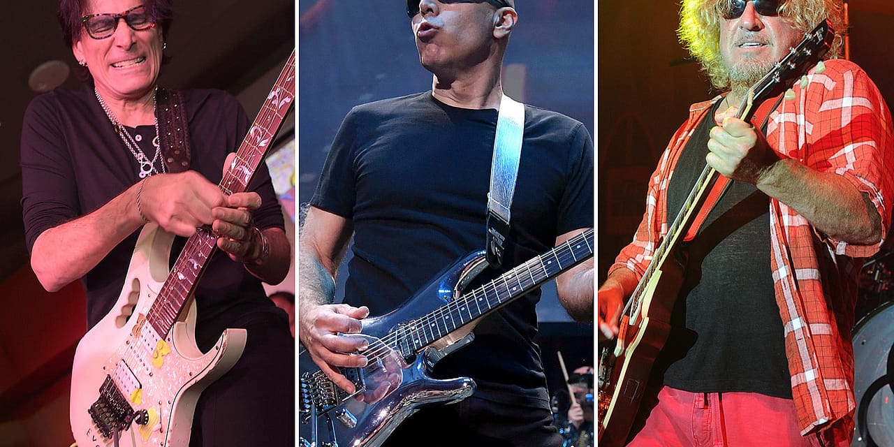 Watch Steve Vai, Sammy Hagar Jam to Joe Satriani Backing Tracks