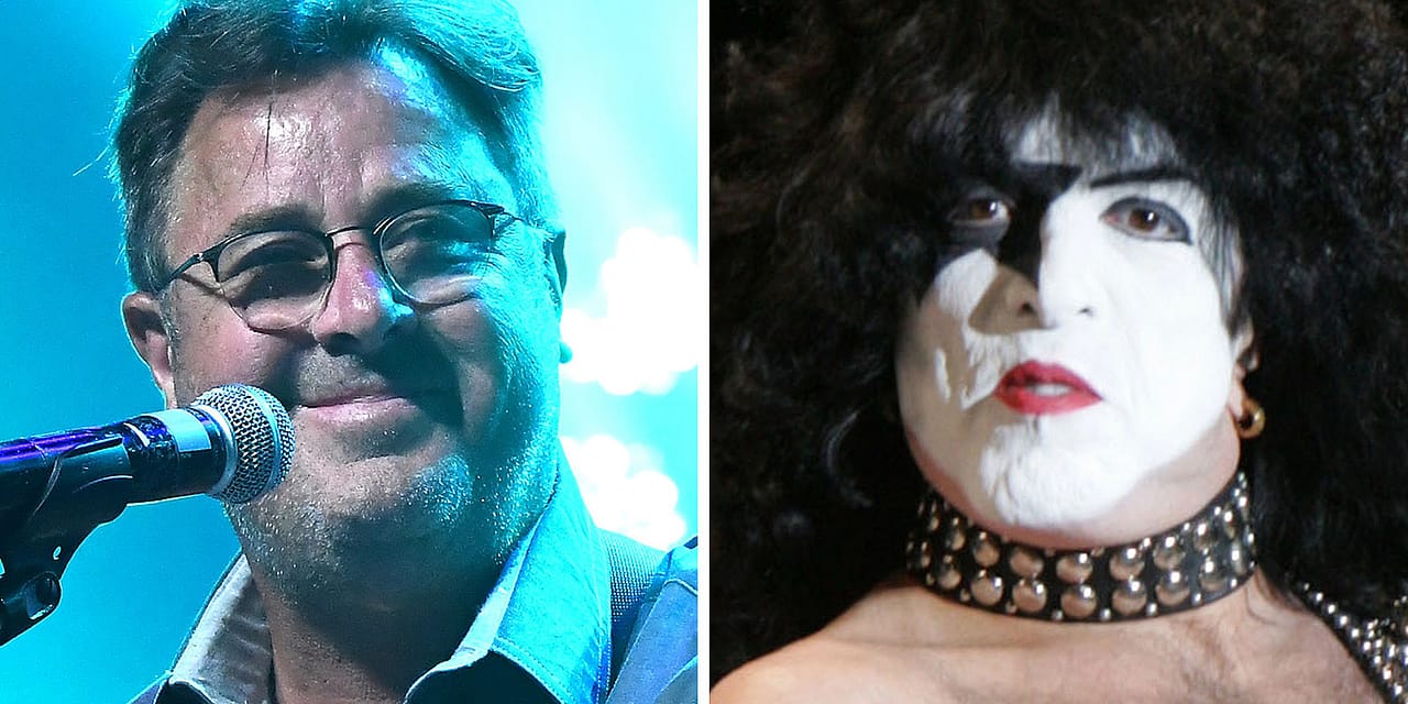 When Future Eagle Vince Gill’s Bluegrass Band Opened for Kiss