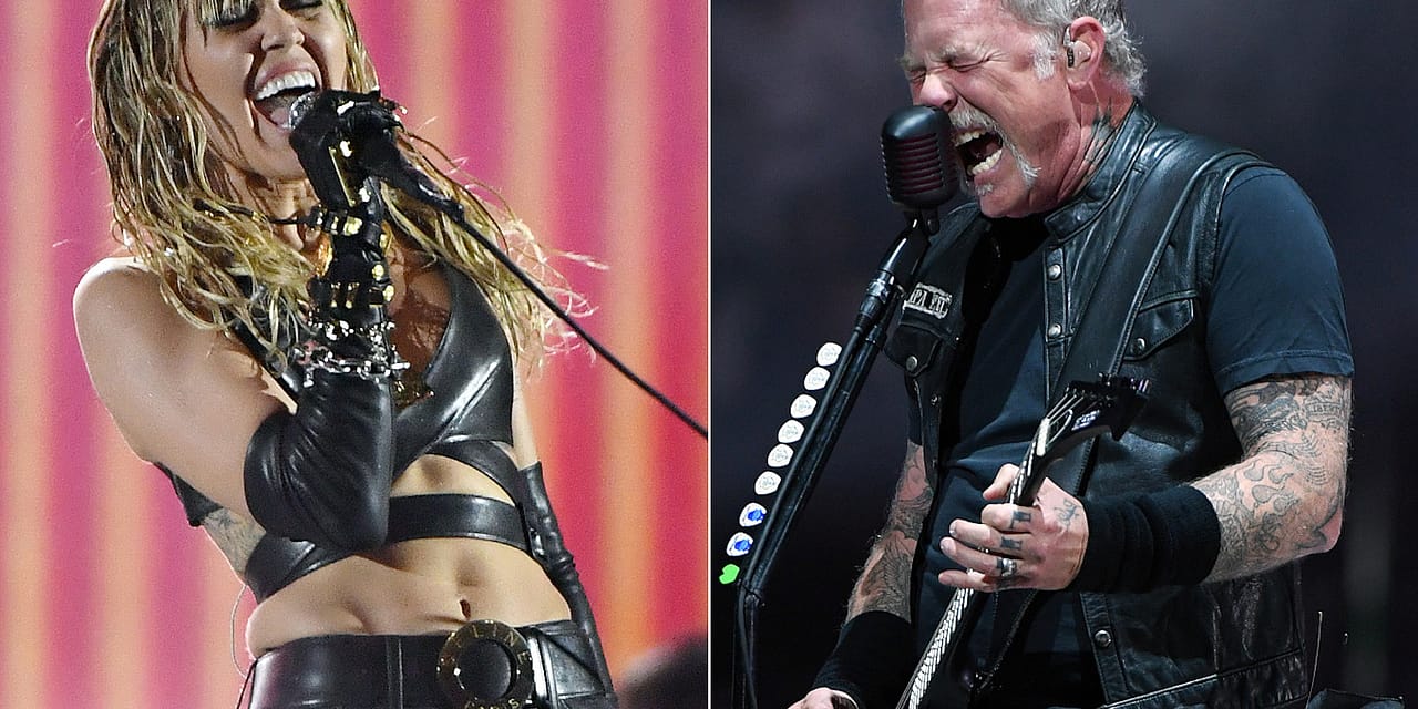 Miley Cyrus Recording a Metallica Covers Album