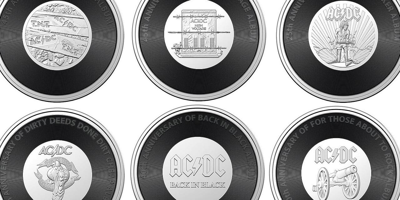 Six AC/DC Albums Commemorated With New Australian Coins