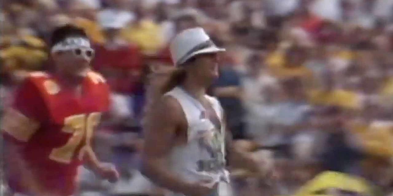 Watch David Lee Roth Invade a College Football Game in 1986