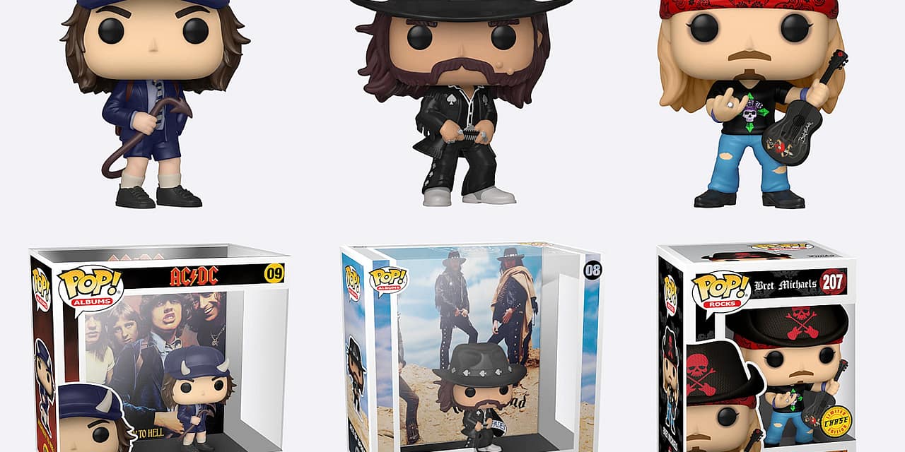 AC/DC, Motorhead and Bret Michaels Funko Figures Unveiled