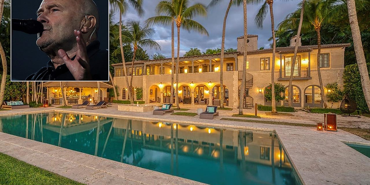 Phil Collins Sells ‘Stunning’ $40 Million Miami Beach Estate