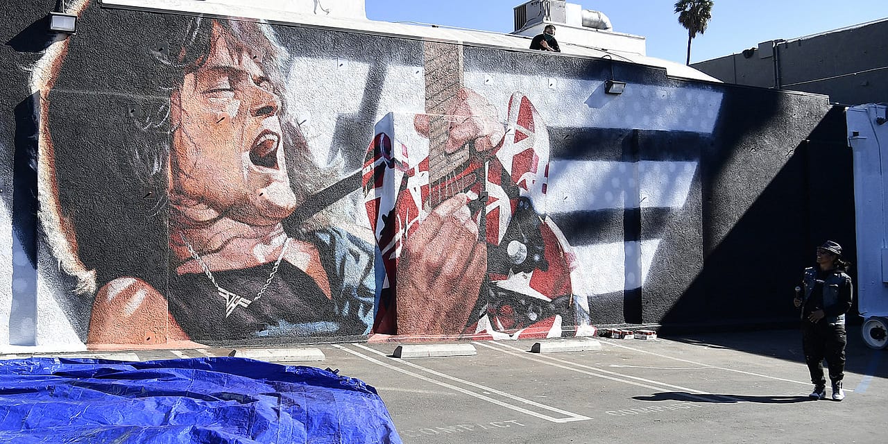 Wolfgang Van Halen Offers ‘Gratitude’ to Eddie Mural Artist