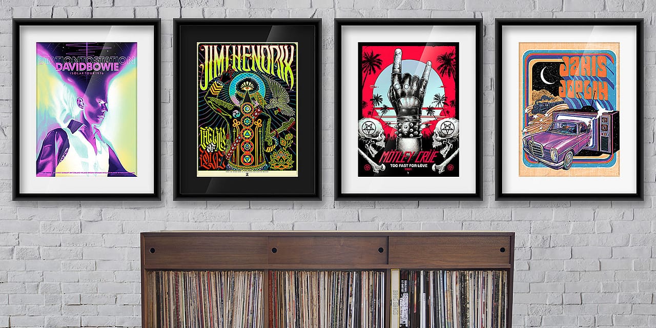 In the World of Concert Poster Art, Collectionzz Leads the Charge