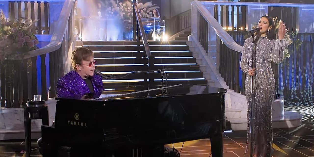 Watch Elton John and Dua Lipa Sing ‘Bennie and the Jets’