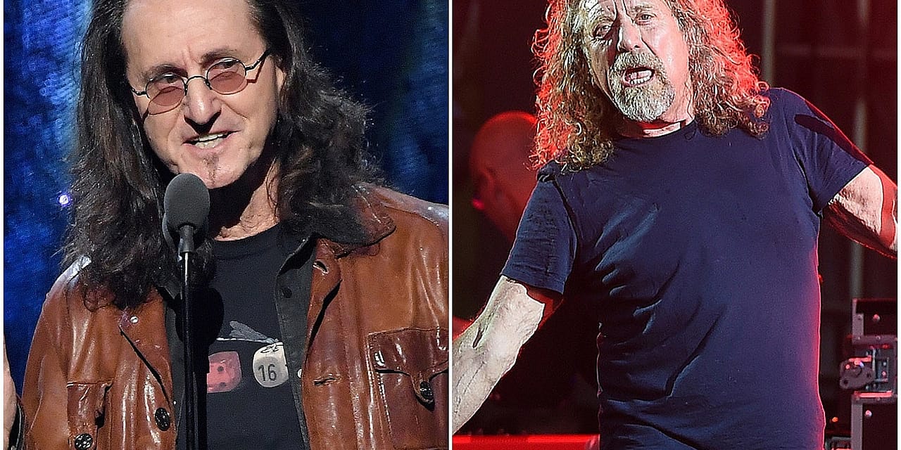 Geddy Lee Says Robert Plant Helped Rush Through Dark Time