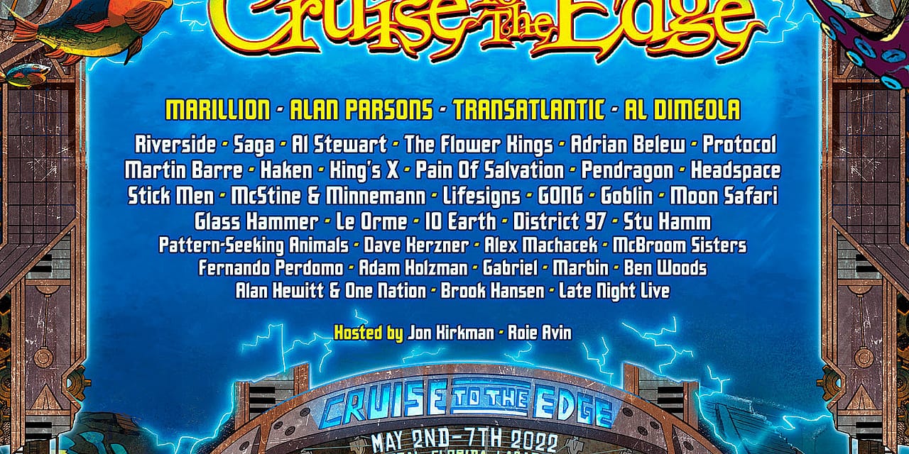 Alan Parsons and Marillion to Headline Cruise to the Edge 2022