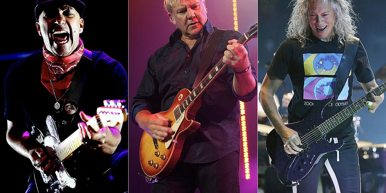 Alex Lifeson Preps New Song With Tom Morello and Kirk Hammett