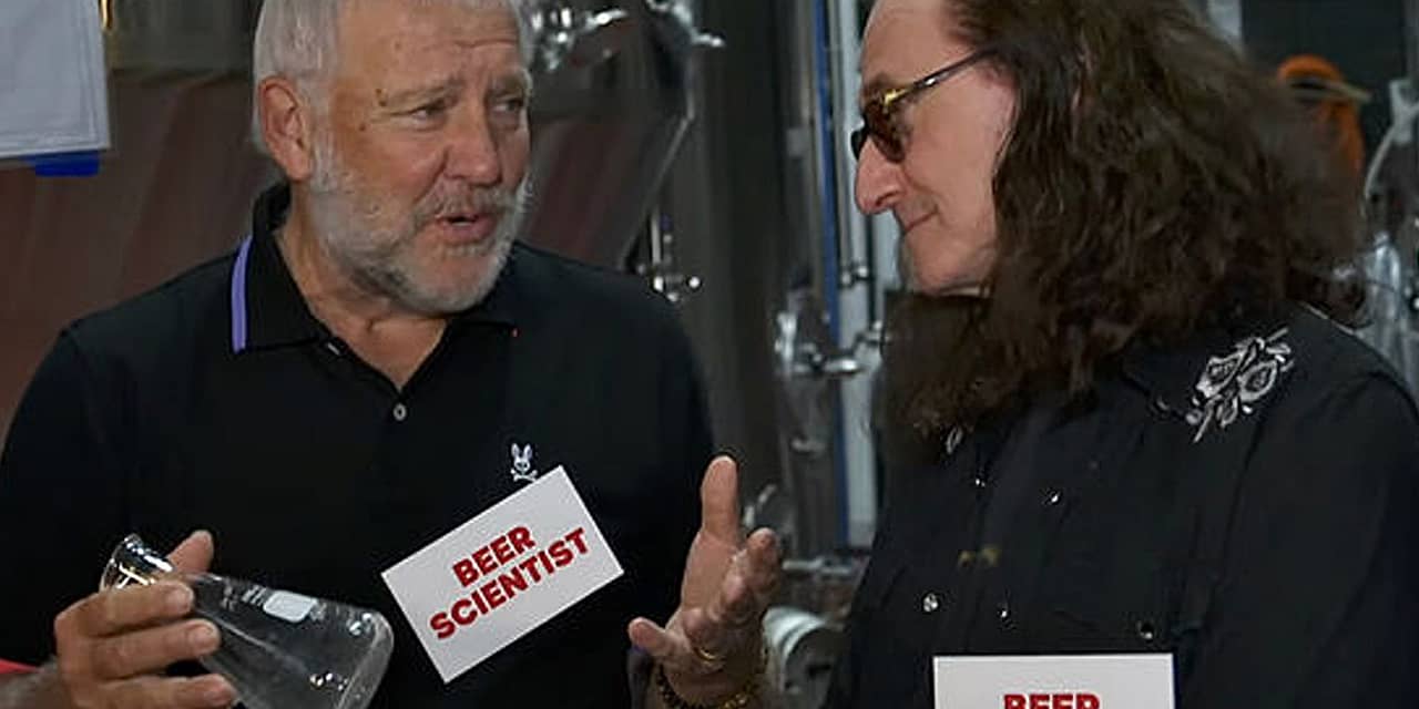 Geddy Lee and Alex Lifeson Hilariously Launch New Rush-Themed Ale