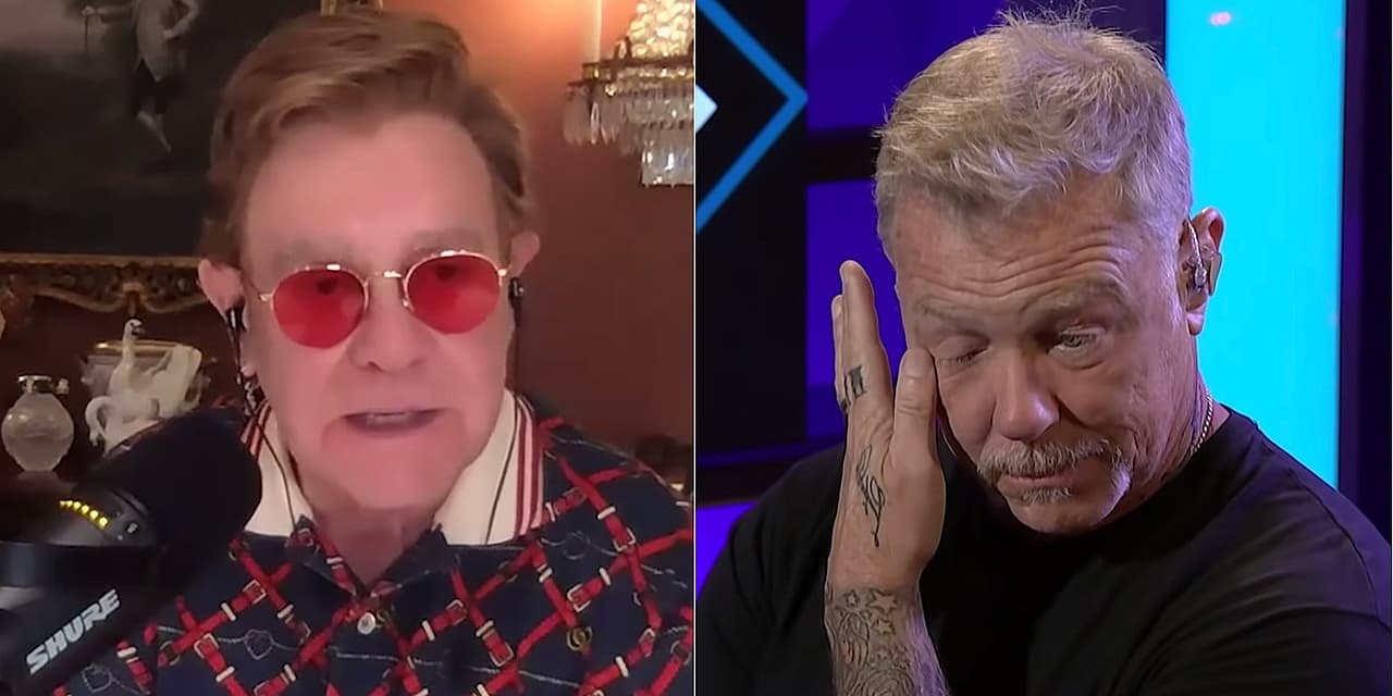 James Hetfield Moved to Tears by Elton John’s Praise