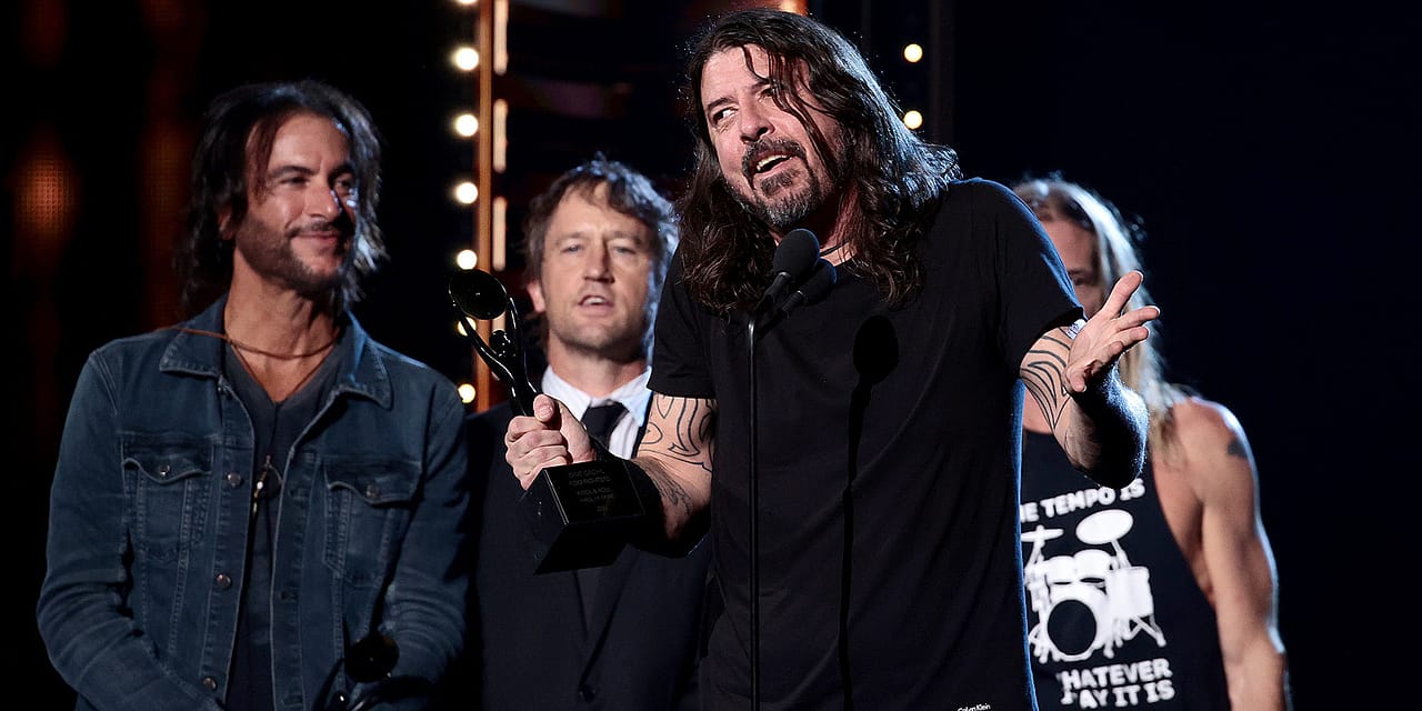 Foo Fighters Inducted Into Rock and Roll Hall of Fame