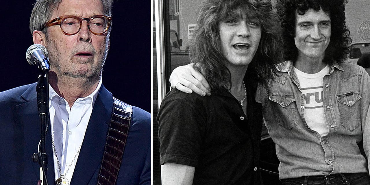 When Eric Clapton Felt ‘Insulted’ by Eddie Van Halen, Brian May