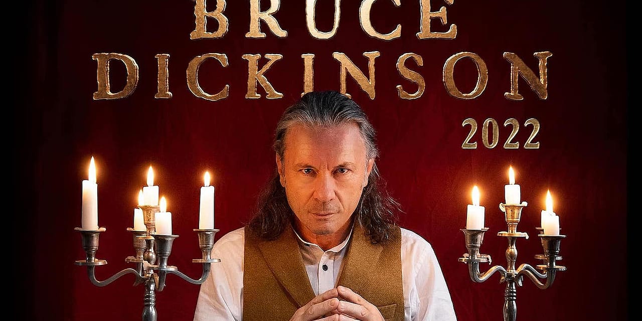 Bruce Dickinson Announces 2022 North American Spoken-Word Tour
