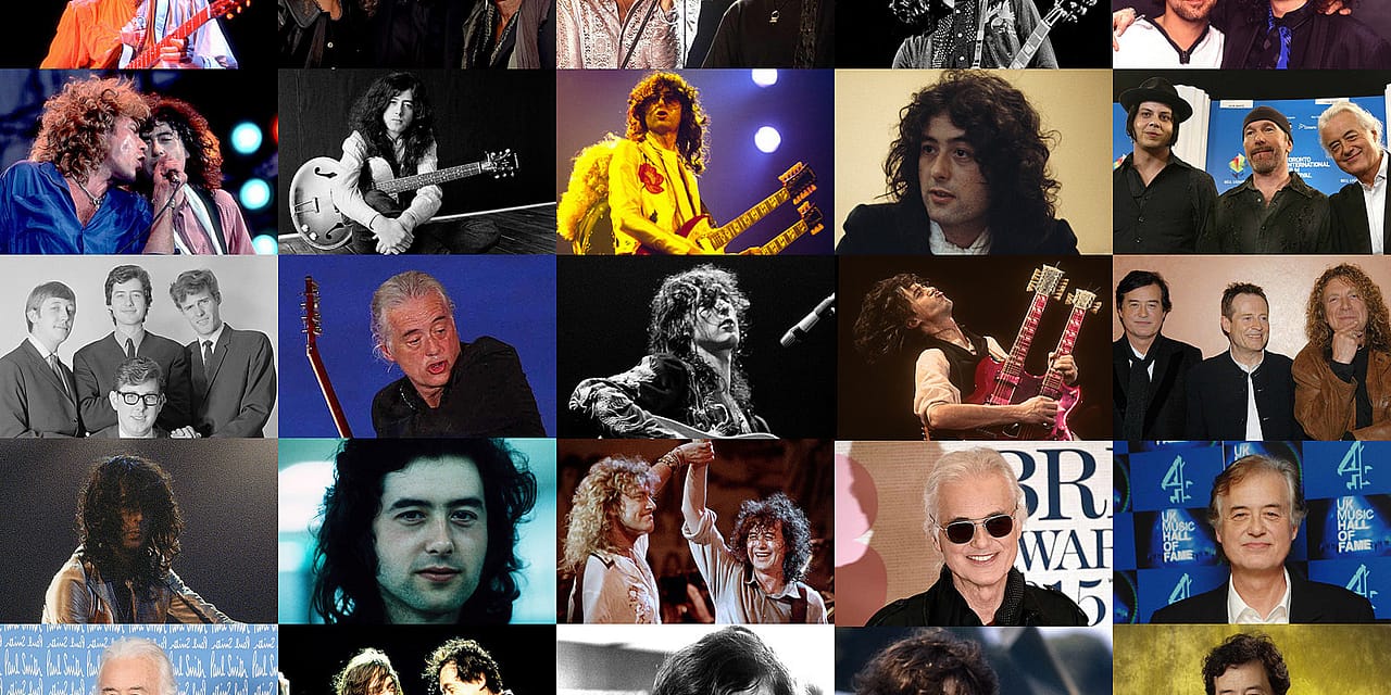 Jimmy Page Year-by-Year: Photos 1963-2020