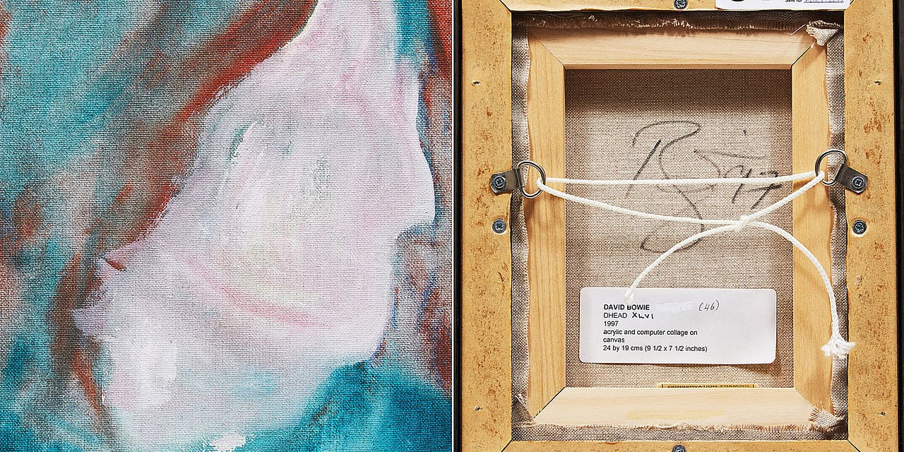 Rescued David Bowie Painting Will Sell for 10,000 Times its Price