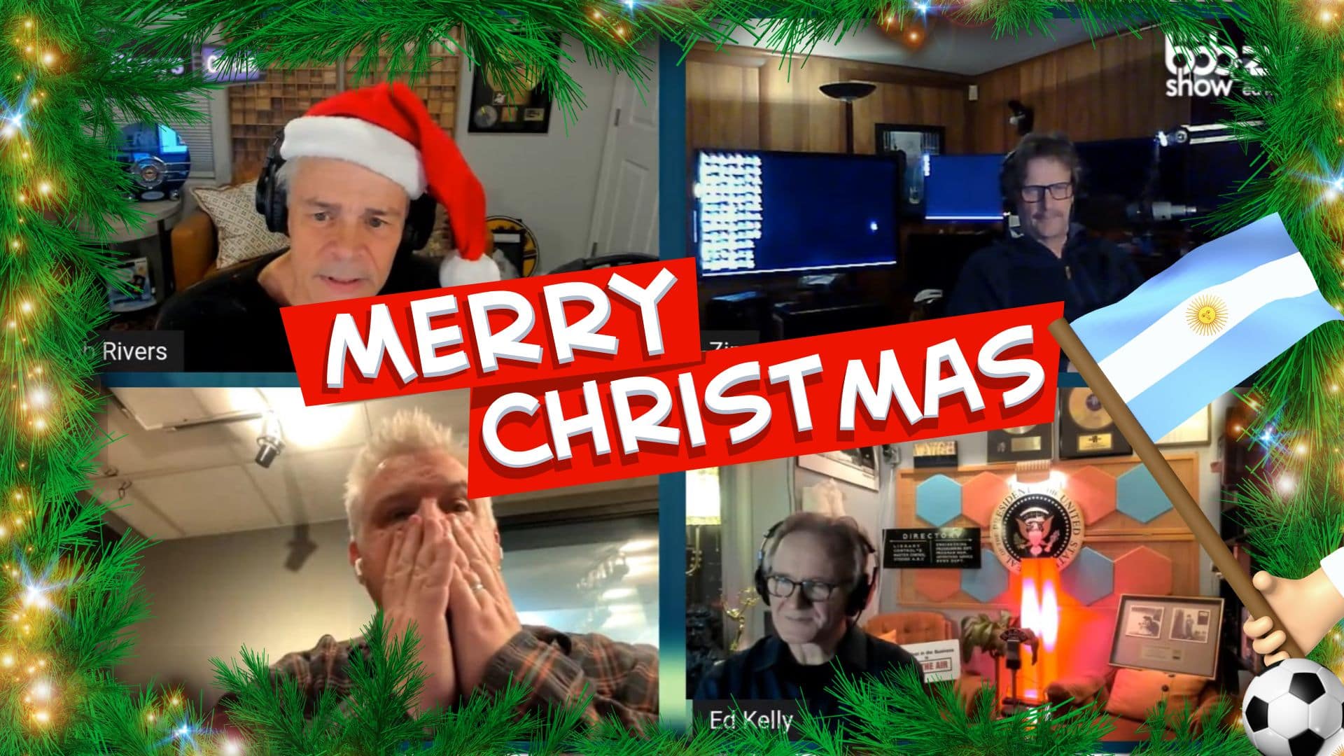 Bob Rivers Twisted Christmas 2022! Bob & Zip with Ed Kelly