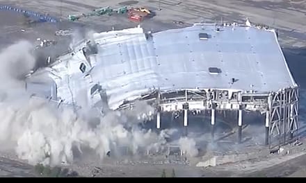 Watch Implosion of Detroit’s Palace of Auburn Hills Concert Venue