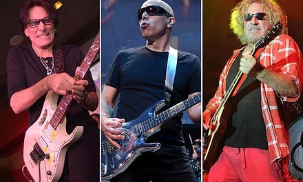 Watch Steve Vai, Sammy Hagar Jam to Joe Satriani Backing Tracks