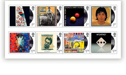 Paul McCartney’s Solo Career Honored With Royal Mail Stamp Set