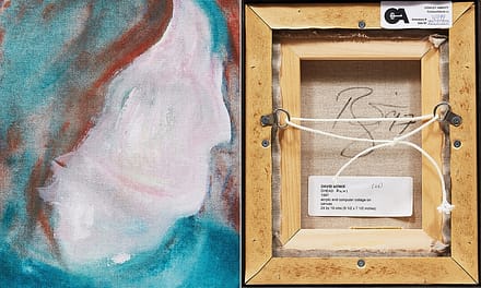 Rescued David Bowie Painting Will Sell for 10,000 Times its Price