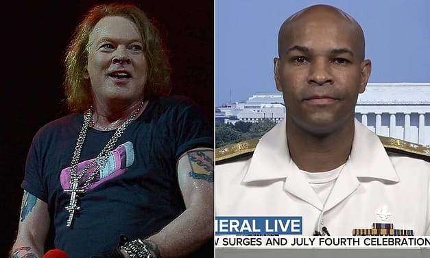 Axl Rose Blasts Surgeon General Over Comments on Large Gatherings