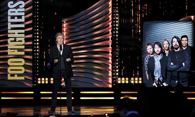 Paul McCartney Inducts Foo Fighters Into the Rock Hall