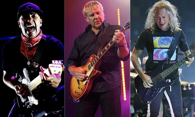 Alex Lifeson Preps New Song With Tom Morello and Kirk Hammett