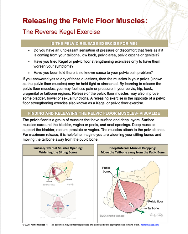 Pictures kegel exercise Step