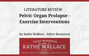 Literature Review: Pelvic Organ Prolapse, Lifestyle Interventions