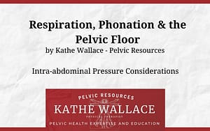 Literature Review: Respiration, Phonation, and the Pelvic Floor Intraabdominal Pressure Considerations