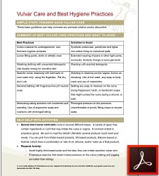 Vulvar & Perineal Care