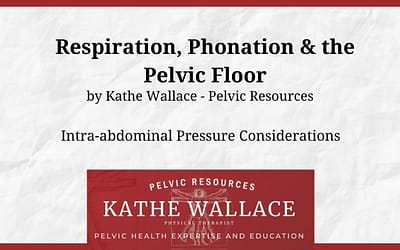 Literature Review: Respiration, Phonation, and the Pelvic Floor Intraabdominal Pressure Considerations