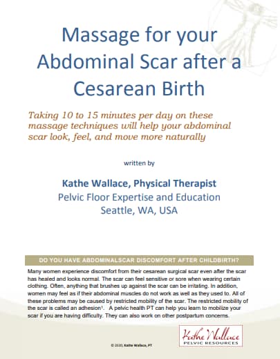 Abdominal Scar Massage after Childbirth