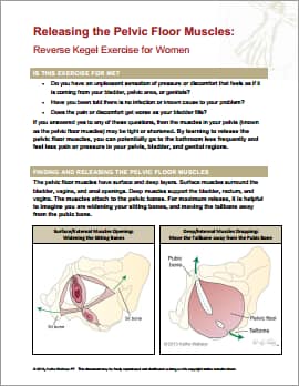 Releasing the Pelvic Floor: The Reverse Kegel Exercise for Women ...